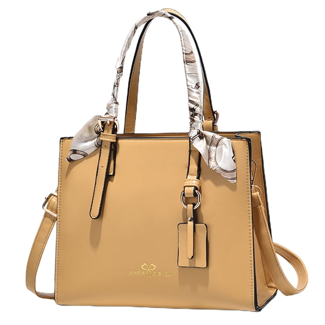 Bolsos y bufandas de moda, bolso bandolera de cuero artificial para mujer, bolso pequeño y sencillo.