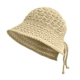 thumbnail image 2 of Women's Crochet Bucket Hat Lightweight Packable Sun Hat for Outdoor Hiking Travel, 2 of 4