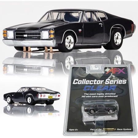 AFX 22087 Mega-G+ 1972 Chevelle SS454 Black HO Slot Car