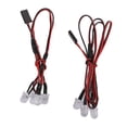 thumbnail image 1 of Barra de luz RC delantera y trasera fácil de instalar Barra de luz RC de alta resistencia blanco rojo amarillo para 4WD 1/7 RC ANGGREK Otros, 1 of 8