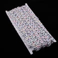 thumbnail image 2 of 9 metros Arcylic Rhinestone Crystal Flower Beaded Chain Adorno Adorno para manualidades DIY Coser en ropa Bolsa Sombrero Decoración 1 Plata Gloria Rhinestone Ribbon Ribbon, 2 of 9