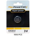 thumbnail image 1 of 1000-Pack CR2032 MaxPowerCell 3V Lithium Batteries (On Card), 1 of 1