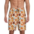 thumbnail image 1 of Fotbe Hot Fresh Pizza Pantalones Cortos de Pijama para Hombre, Ropa de Dormir, Pantalones de Pijama Cortos para Hombre-4X-Large, 1 of 6