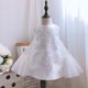 thumbnail image 1 of Vestido infantil de jacquard rosa para múltiples ocasiones, para niñas de un año, para organizar fiestas de cumpleaños, pasarela, piano, 1 of 4
