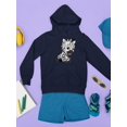 thumbnail image 3 of Zebra Sitting Hoodie Juniors -Image by Shutterstock,  x-Large, 3 of 4