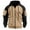 Khaki, variant on Chiccall Full Zip Hoodies for Men with 4 Pockets Outdoor Workout Fleece Sweatshirt Casual Colorblock Drawstring Hoodie