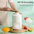 thumbnail image 4 of Shaved Ice Machine, Manual Ice Shaver Machine Snow Cone Machine with Ice Mold Box for Kitchen and Picnic, Slushie Machine, BPA-Free, 4 of 5