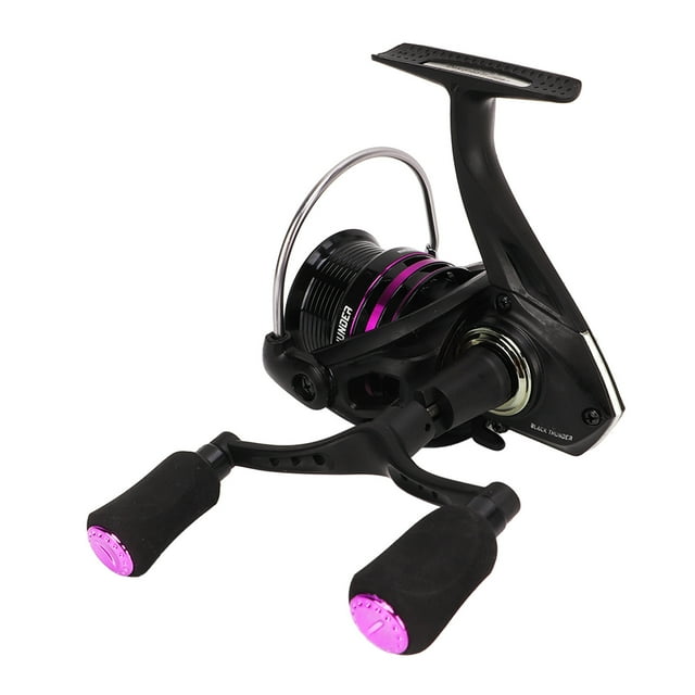 Fishing Reel, Reel Double Rocker Arm Stable Glossy Tactility Gapless High Hardness with Line Cup for Ice Fishing 1000,2000,3000