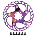 thumbnail image 2 of 6 Nail Bike Floating Rotor,Bike High Hardness Floating Rotor Colorful 6 Nails Mountain Bike Disc Brake Rotor, 2 of 8