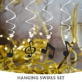 thumbnail image 3 of 12 Pcs Notes de Musique Tourbillon Suspendu Décorations de Fête Tourbillon, 3 of 5