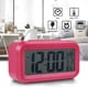 thumbnail image 4 of Mesa despertador reloj digital Dormitorio Sensor de temperatura Termómetro Termómetro de retroiluminación Calendario Portátil Snooze Relojes Hogar rojo Advancent EL006195-02B, 4 of 7