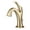 Brushed Gold, variant on KRAUS Arlo Brushed Gold Basin Bathroom Faucet with Lift Rod Drain and Deck Plate