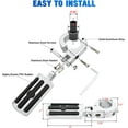 thumbnail image 6 of Nilight 1-1/4" Motorcycle Highway Pegs Adjustable 360° Angled Foot Pegs P-Clamp Universal For 1.25" Engine Guard Crash Bars FootPegs Fits for Harley Davidson Touring Road King Street Glide Sportster, 6 of 9