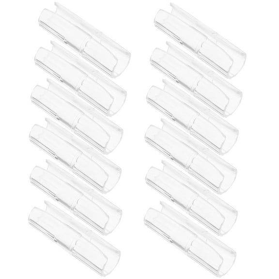 Hemoton 12Pcs Bed Sheet Grippers Fasteners Bed Sheet Clips Non-slip Plastic Bed Sheet Grippers
