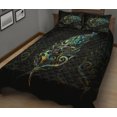 thumbnail image 2 of Juego de Cama Colcha Concha Paua Helecho Plata Claro, 2 of 5