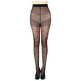 thumbnail image 2 of Lolmot Women's Nylon Mesh Netting Ultra Thin Tights Pants Sexy Silk Stockings Sheer Pantyhose, 2 of 5