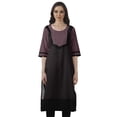 thumbnail image 1 of Moomaya Kurti Droite de Designer pour Femmes Tunique Indienne Imprimée Haut Long Kurta, 1 of 6