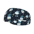 thumbnail image 2 of Uemuo Gnome and Snowflakes Printed Sports Headbands for Men Women,Moisture Wicking Workout Headband, Sweatband Headbands,Non-slip Workout Gym Yoga Headband, 2 of 9