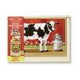 thumbnail image 4 of Melissa & Doug Farm 4-in-1 Wooden Jigsaw Puzzles in a Storage Box (48 pcs total), 4 of 10