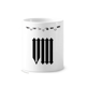 thumbnail image 1 of Numeros romanos ocho en negro silueta Taza de cepillo de dientes, 1 of 3