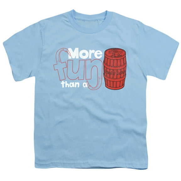 Barrel Of Monkeys More Fun S/S Youth 18/1 T-Shirt Light Blue