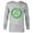 Athletic Heather, variant on Avengers A Logo Lucky Shamrocks St. Patrick’s Day - Long Sleeve T-Shirt for Men - Customized-Athletic Heather