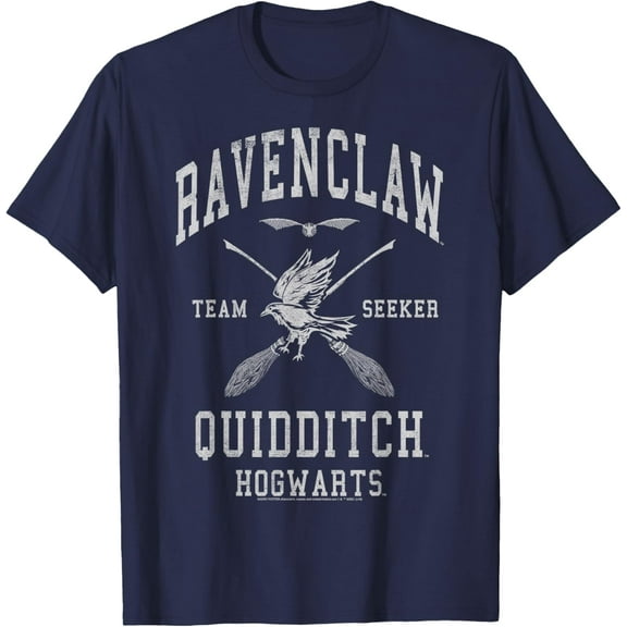 Officially Licensed Harry Potter Ravenclaw Quidditch T-Shirt for Men, Women, Boys, Girls