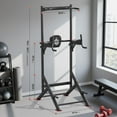 thumbnail image 5 of Sportsroyals Power Tower Pull Up Bar Station, 450LBS Stable Pull Up Dip Station for Home Gym, 5 of 9