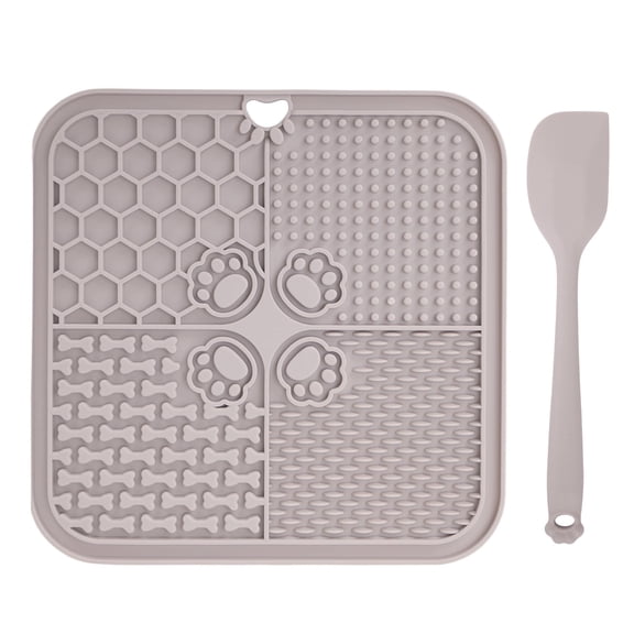 Food grade pet supplies silicone cat and dog licking mat slow food mat pet suction cup licking mat slow food mat