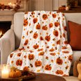 thumbnail image 6 of ICQOVD Thanksgiving themed Flannel Blanket Party Bed Blanket Sofa Throw Blanket 130 x 150 cm, 6 of 7
