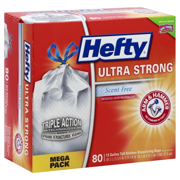 Hefty Ultra Strong Tall Kitchen Trash Bag