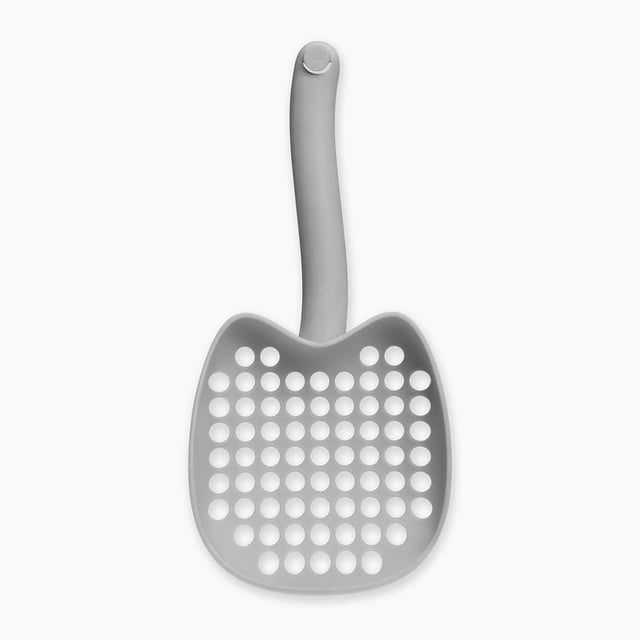 Cuchara para basura Catit PIXI gris con superficie ancha y gancho