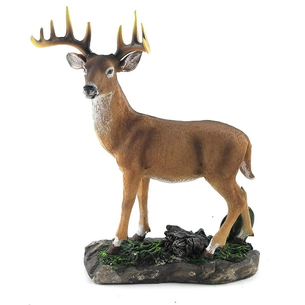 6.5 inch Brown Poly Resin Deer Decor Figurine, 6.5x 4.5 By A1 Walmart