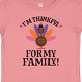 thumbnail image 4 of Inktastic Thanksgiving Girl Turkey Thankful For Family Girls Baby T-Shirt, 4 of 5