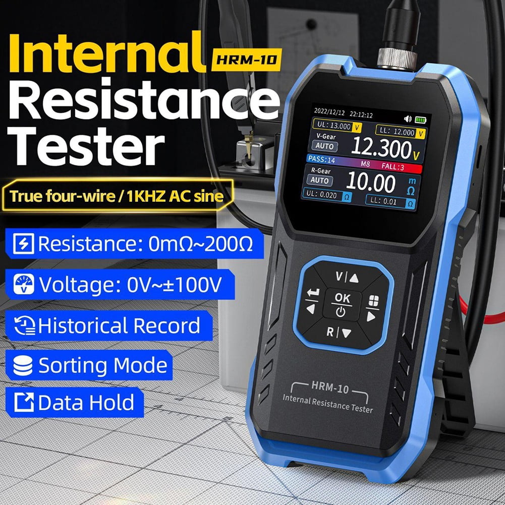 HRM-10 Internal Resistance Meter High Precision Voltage Resistance Measuring