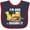 Navy and Red, variant on Inktastic I'm 1 and Crushing It Construction 1st Birthday Boys or Girls Baby Bib