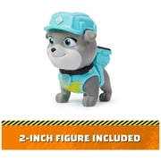 PAW Patrol, Rubble & Crew Motor’s Wrecking Ball Construction Vehicle and Collectible Figure, for Ages 3 and up