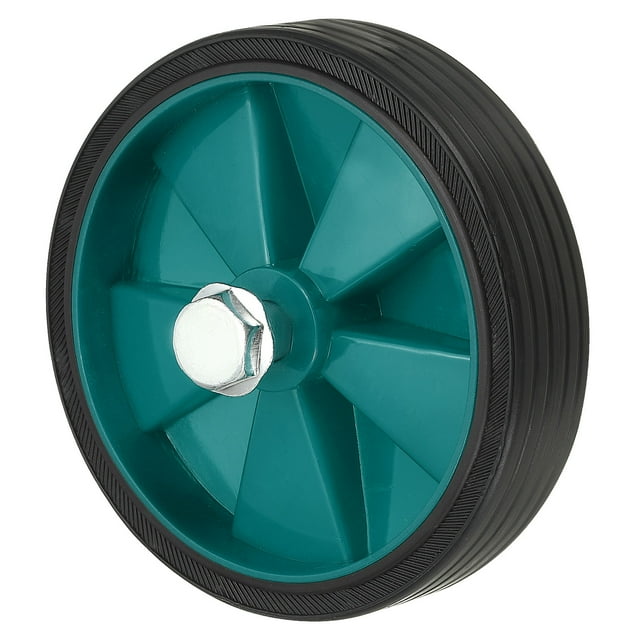 Unique Bargains 5" Universal Air Compressor Wheel with 0.5" Hole for Easy Mobility, Lake Blue