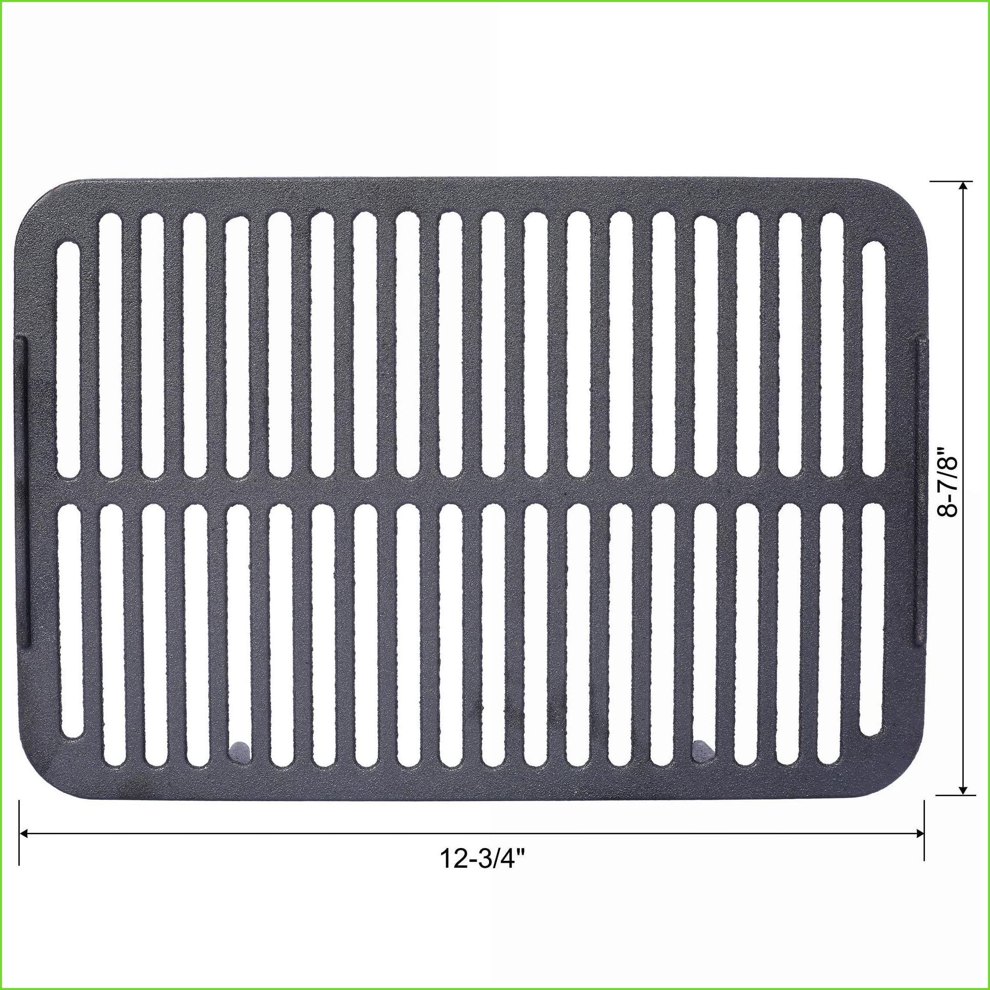 GrillSmokers | Portable Enameled Cast Iron Charcoal Grill, Tabletop for Camping Tailgating Picnics | Black | Iron