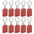 thumbnail image 3 of Candado de seguridad, 10 piezas Cerrojo de bloqueo Cerrojo de etiquetado de 25 mm / 1,0 pulgadas Cerrojo de bloqueo rojo Estándares líderes en la industria, 3 of 8