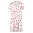 thumbnail image 4 of Fewfanhot Casual Dresses for Women House Dress with Pockets Button Down Sleepshirt Short Sleeve Nightshirt, 4 of 7