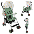 thumbnail image 1 of Carriola Bastón Ultra Ligera iBaby Vedo Estampado Plegado Plano Viajera verde, 1 of 9