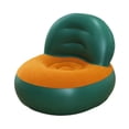 thumbnail image 3 of Sofá inflable Sofá de aire Cómodo Portátil Multifuncional Cómodo verde naranja, 3 of 9