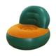 thumbnail image 3 of Sofá inflable con respaldo para mujeres, cómodo y elegante, para adultos. verde naranja, 3 of 9
