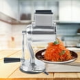 thumbnail image 4 of Rotary Cheese Grater Hand Drum Slicer Crank Vegetable Chopper Stainless Steel, 4 of 15
