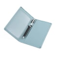 thumbnail image 3 of Gnegni Funda De Cuero Para Chequera Con Divisor Incorporado, Soporte Para Bolígrafo Para Hombres Y Mujeres, Billetera Con Bloqueo Rfid, 3 of 5