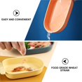 thumbnail image 5 of 4Pcs Wheat Stalk Dinner Plates Multi-use Food Plates Children Food Trays, 5 of 5