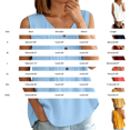 thumbnail image 4 of Women's Loose Fit Tank Tops Summer Casual Sleeveless Buttons Up Tunics Flowy Pleated Blouses by Yigetop Sky Blue S, 4 of 8