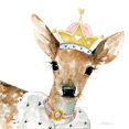 thumbnail image 2 of Robinson, Carol 12x12 Gold Ornate Wood Framed with Double Matting Museum Art Print Titled - Glamour Girls Deer, 2 of 4
