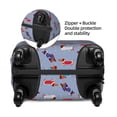 thumbnail image 2 of Susaid winter Dachshund Print Elastic Washable Suitcase Cover with Hidden Zipper, Fits 18-32 Inch Luggage for Protection During Travel-Medium, 2 of 7